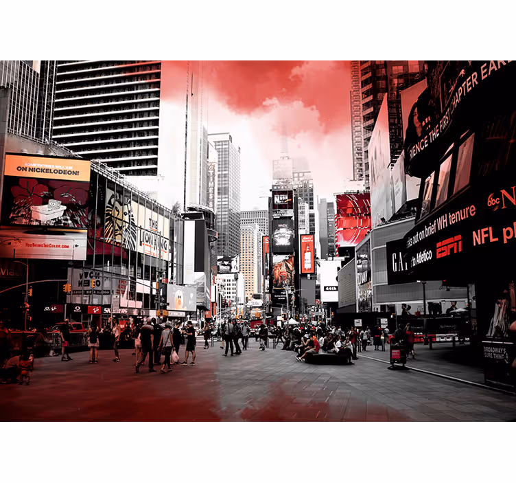 Stedelijke stadsgezicht scène foto behang New York - TenStickers