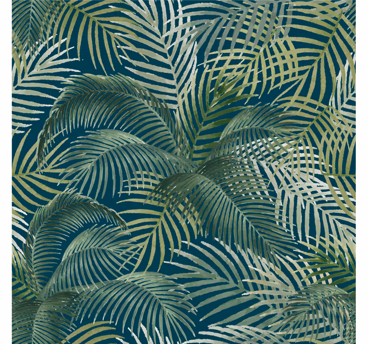 Foto behang jungle decoratie met afrikaanse planten - TenStickers