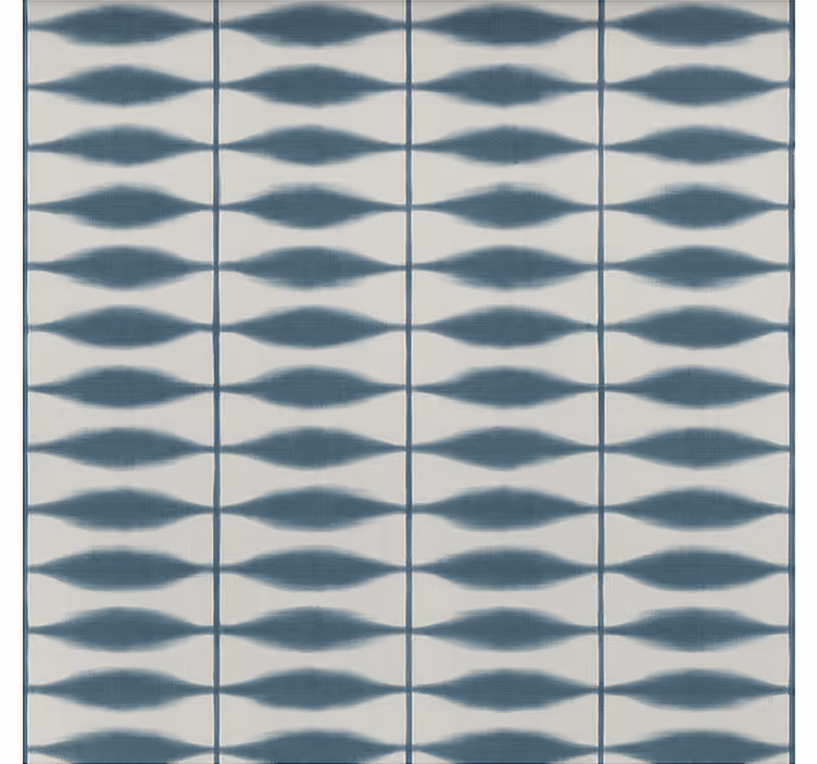 Badkamer fotobehang shibori denim - TenStickers