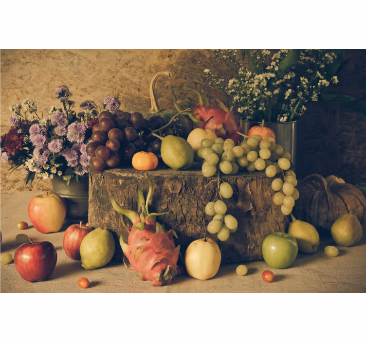 Foto behang keuken fruit voor de keuken - TenStickers