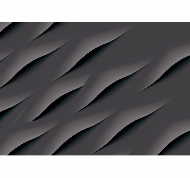 Fotobehang grijs abstracte grijze golfpatronen - TenStickers