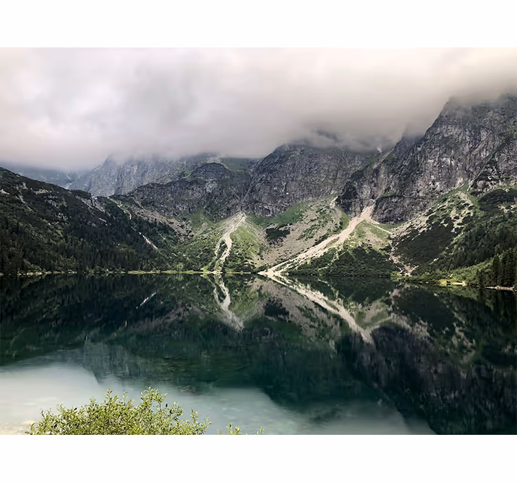 Fotobehang groen morskie oko meer - TenStickers