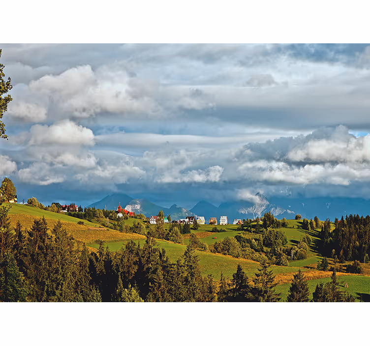 Fotobehang gang tatry landschap - TenStickers
