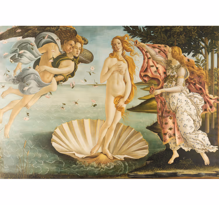 Foto behang hal de geboorte van venus - TenStickers
