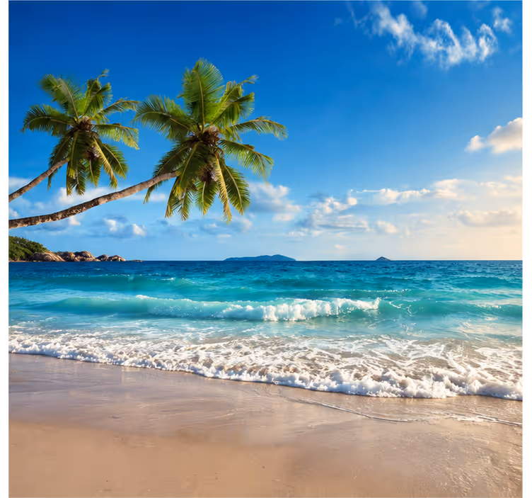 Fotobehang strand beach voor een zomerse sfeer - TenStickers