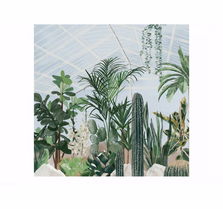 Fotobehang natuur botanic grote tuin - TenStickers