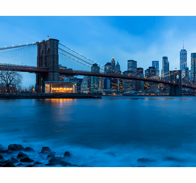 Fotobehang New York Brooklyn brug - TenStickers