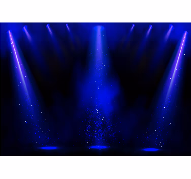 Abstract fotobehang spotlight deeltjes effect - TenStickers
