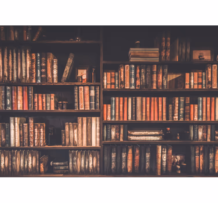 Fotobehang liefde klassieke boeken collectie - TenStickers