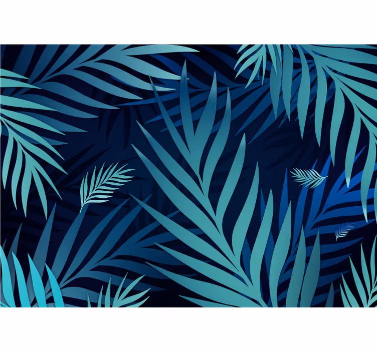 Fotobehang natuur exotisch bladmotief - TenStickers