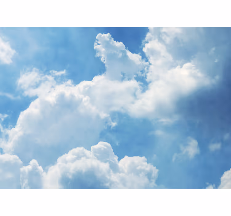 Fotobehang lucht cumulus wolkenhemel - TenStickers