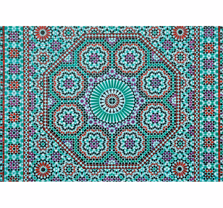 Fotobehang ander print ornate geometrisch patroon - TenStickers