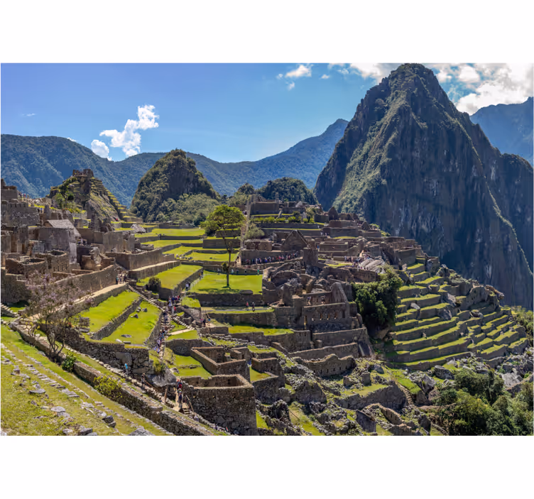 Fotobehang steden en landen machu picchu erfgoed - TenStickers