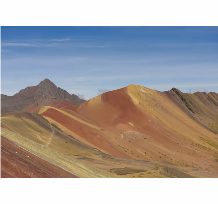 Foto behang bergen andean peaks majesteit - TenStickers