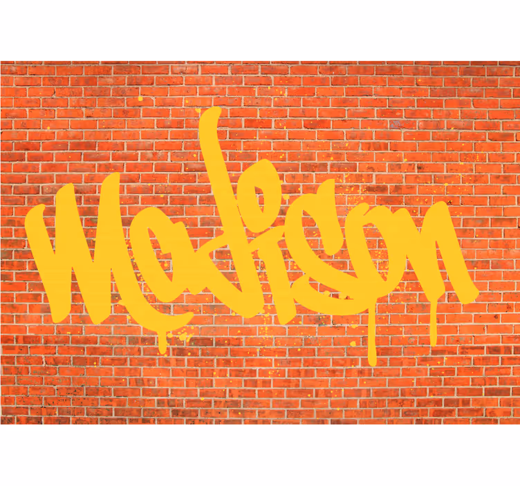 Graffiti fotobehang graffiti tekst kunst - TenStickers