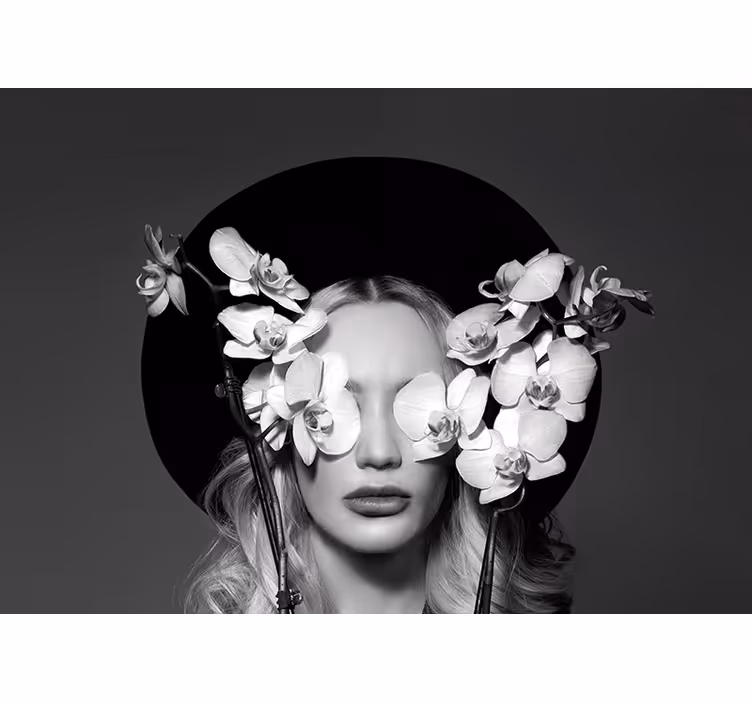 Orchideeën elegantie fotobehang bloemen - TenStickers