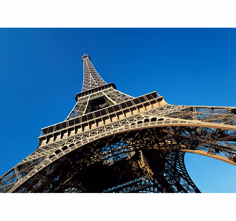 Uitzichtpunt van de eiffeltoren fotobehang Parijs - TenStickers