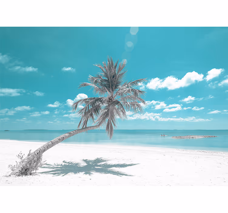Tropisch strandparadijs fotobehang strand - TenStickers
