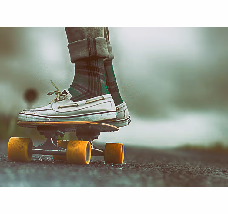 Coole skateboardstijl graffiti fotobehang - TenStickers