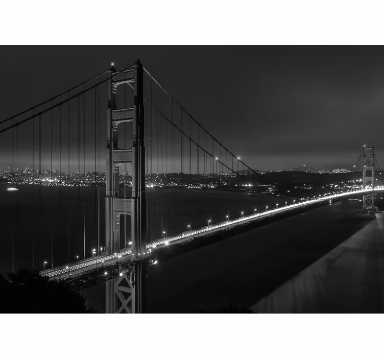 Fotobehang steden en landen golden gate verbinding - TenStickers