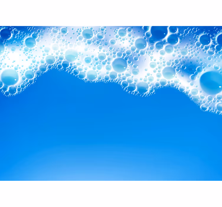 Foto behang natuur bubble golf ontwerp - TenStickers