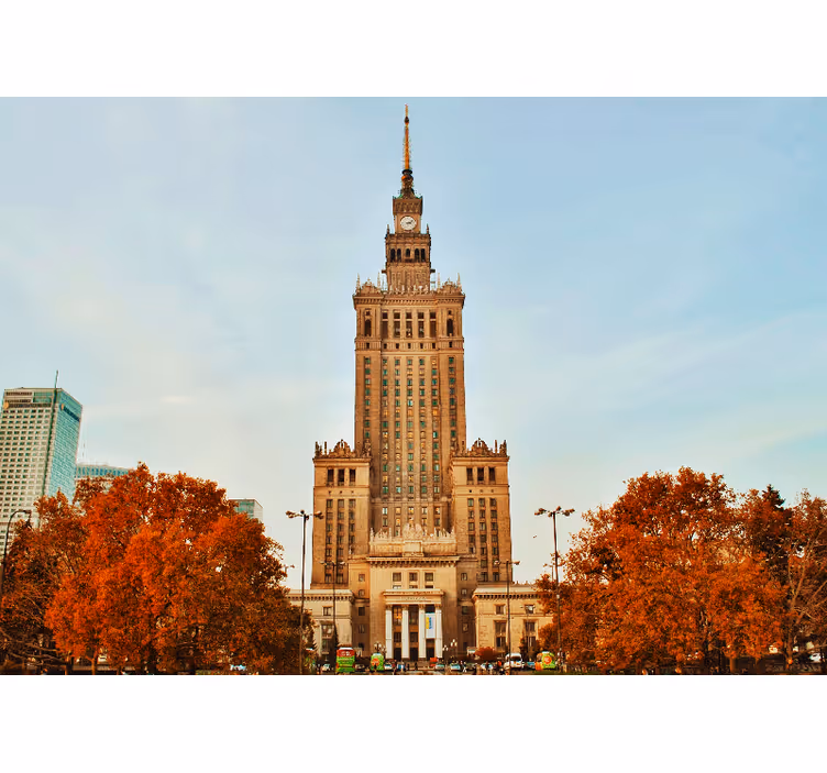 Fotobehang steden en landen palace of culture - TenStickers