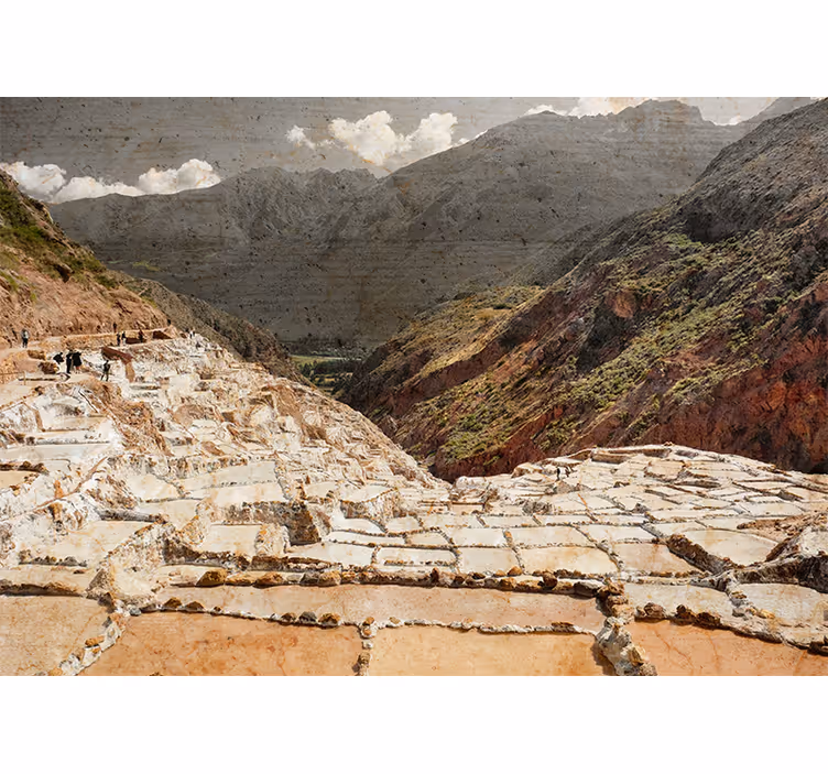 Fotobehang landschap majestueuze bergen - TenStickers