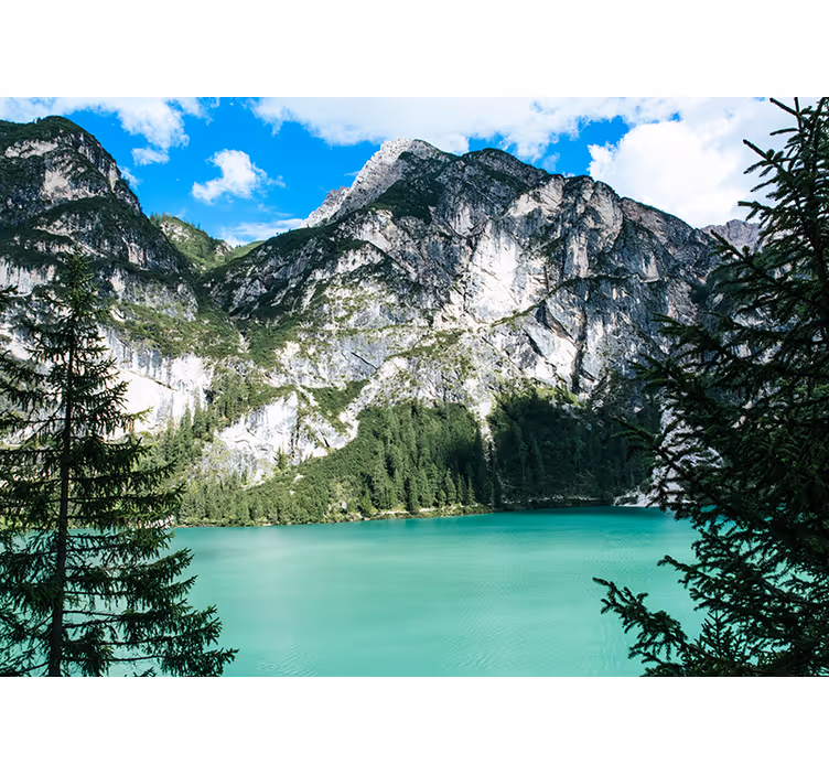 Fotobehang landschap grand mountain panorama - TenStickers
