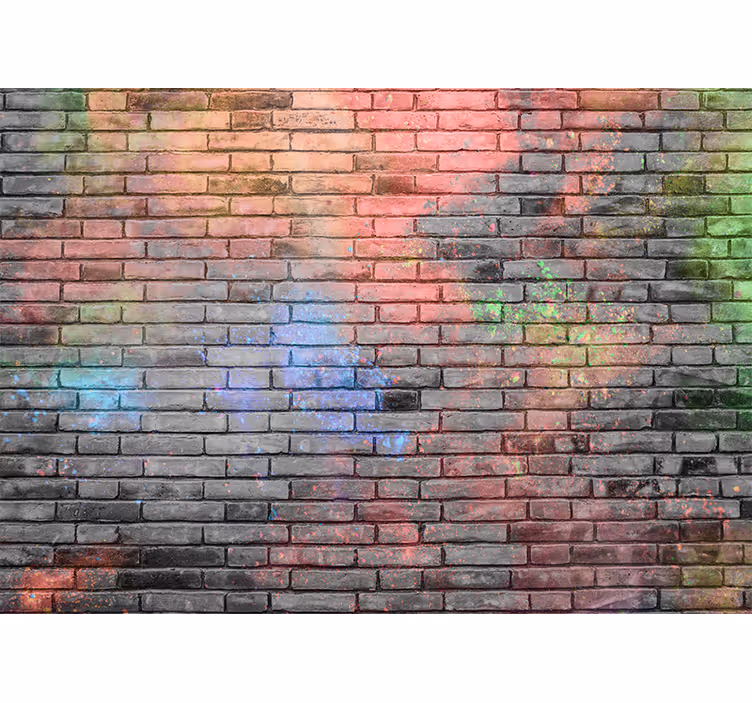 Graffiti fotobehang stedelijke kleurenexplosie - TenStickers