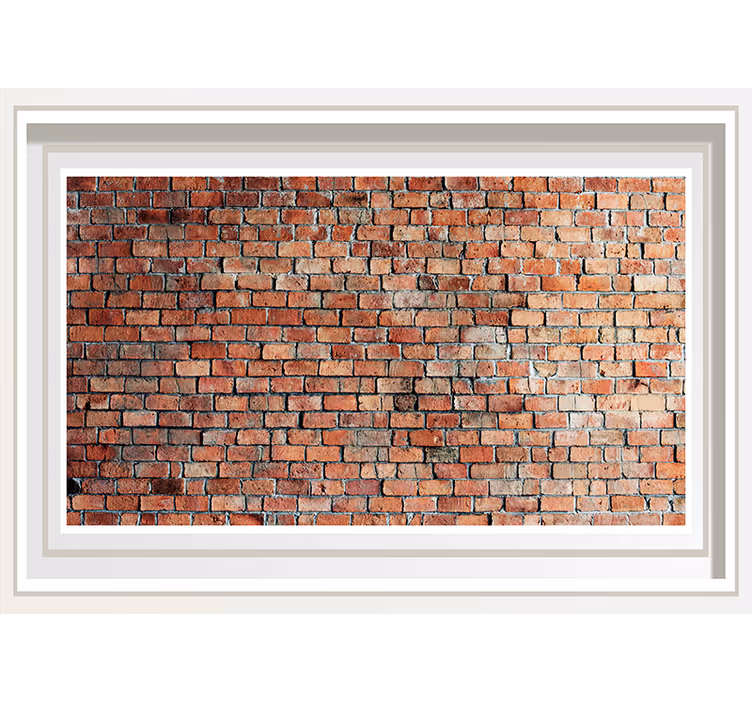 Fotobehang bakstenen klassiek bakstenen patroon - TenStickers