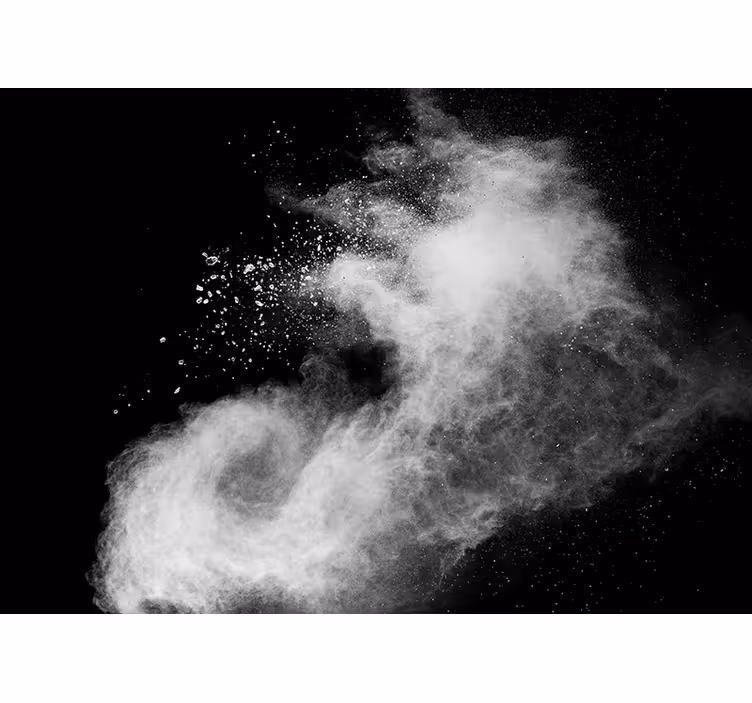 3d behang rookwolk effect - TenStickers