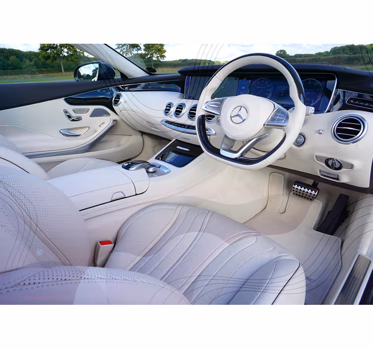 Fotobehang voertuigen luxe autointerieur - TenStickers