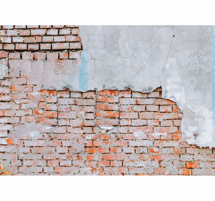 Fotobehang bakstenen exposed brick textuur - TenStickers