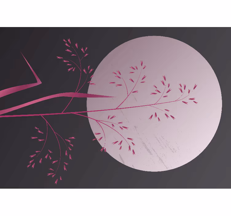 Zen fotobehang serene botanisch motief - TenStickers