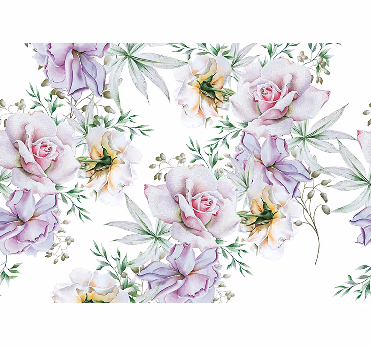 Prachtig bloemstuk fotobehang bloemen - TenStickers