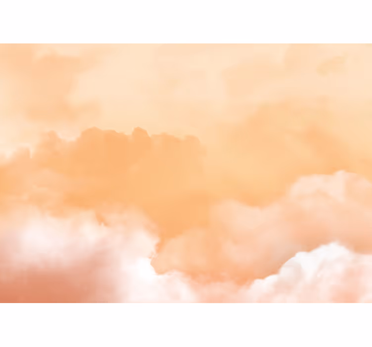 Fotobehang lucht zachte wolkenformatie - TenStickers