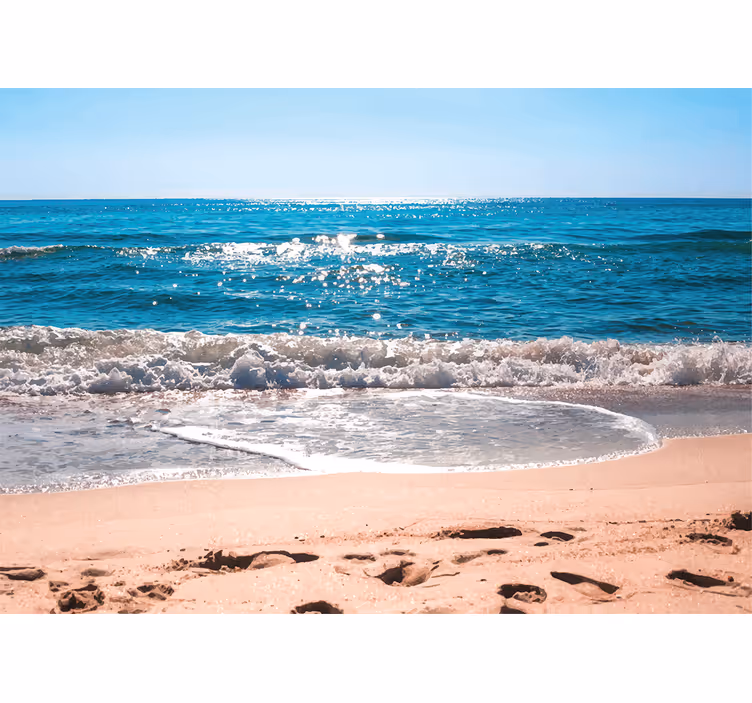 Fotobehang strand strandrust - TenStickers