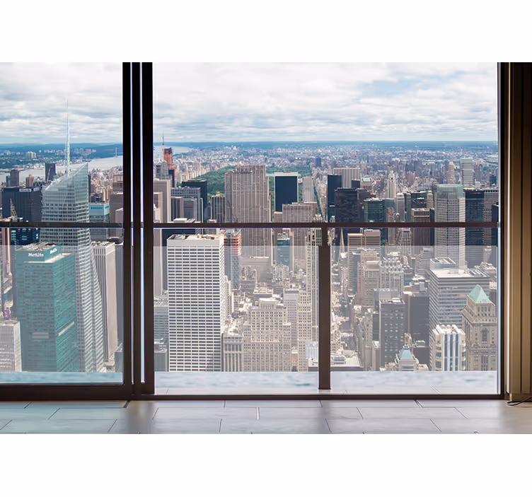 Fotobehang steden en landen new york city skyline - TenStickers