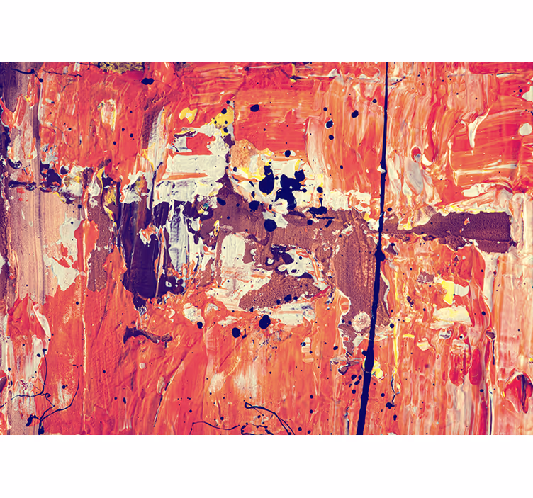 Abstract fotobehang vivid abstracte expressie - TenStickers