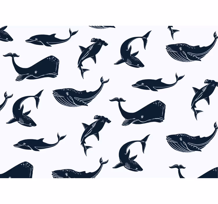 Fotobehang dieren mariene leven motieven - TenStickers