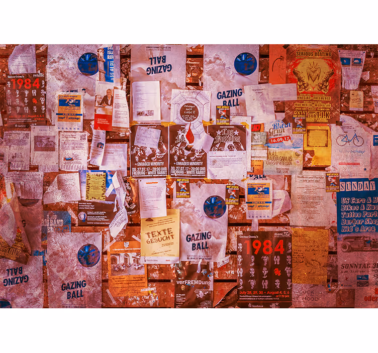 Graffiti fotobehang urban collage poster - TenStickers