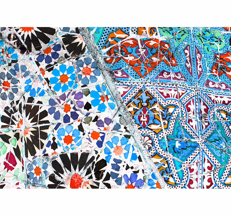 Fotobehang ander print intricate mozaïekpatronen - TenStickers