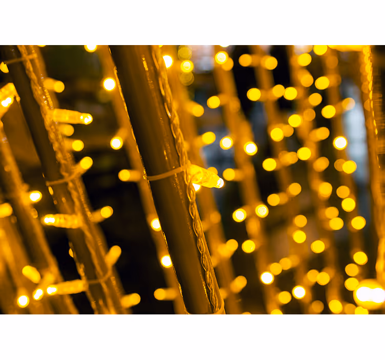 Fotobehang ander print glanzende lichtpatronen - TenStickers