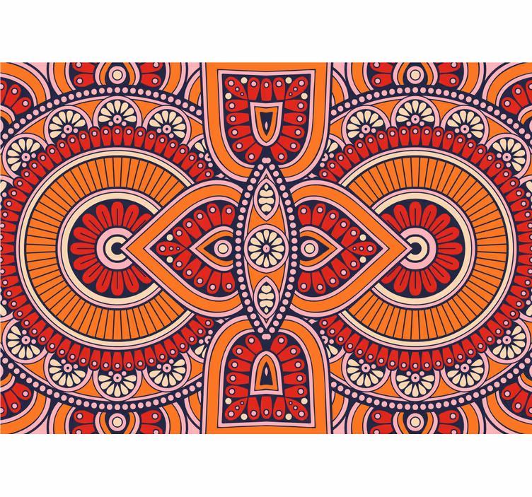 Fotobehang mandala complexe cirkelmotieven - TenStickers