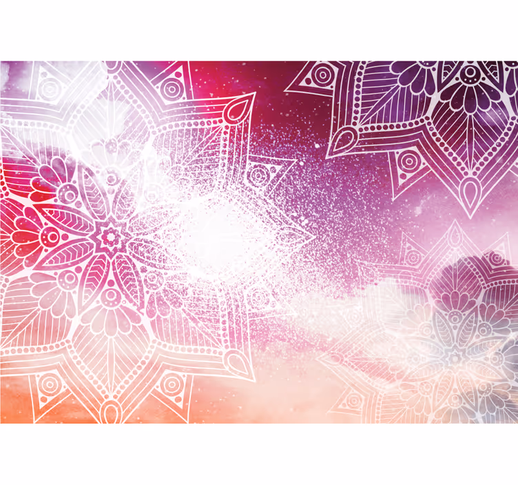 Fotobehang mandala complexe motieven - TenStickers