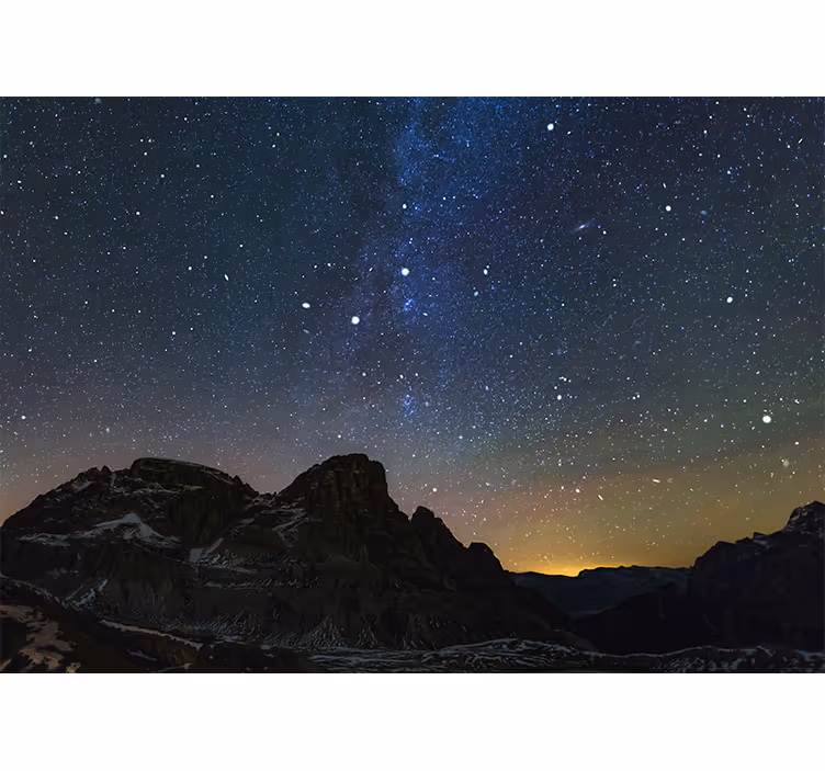 Foto behang ruimte nachtelijke wonderen - TenStickers