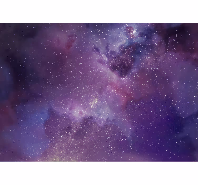 Foto behang ruimte kosmische nevel scenery - TenStickers