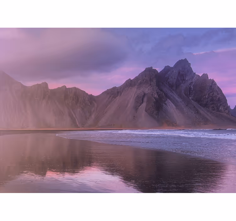 Fotobehang landschap majestueus bergzicht - TenStickers