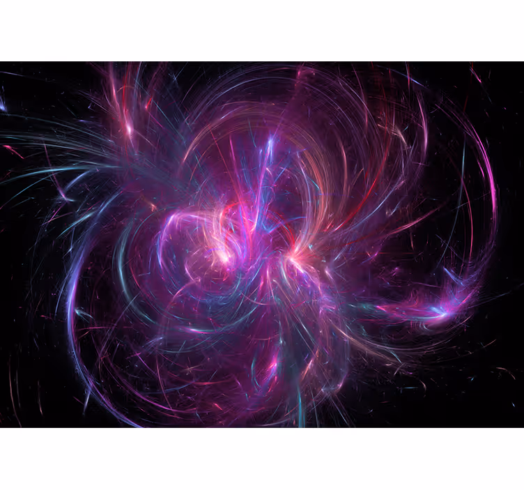 Abstract fotobehang kosmische energiewerveling - TenStickers