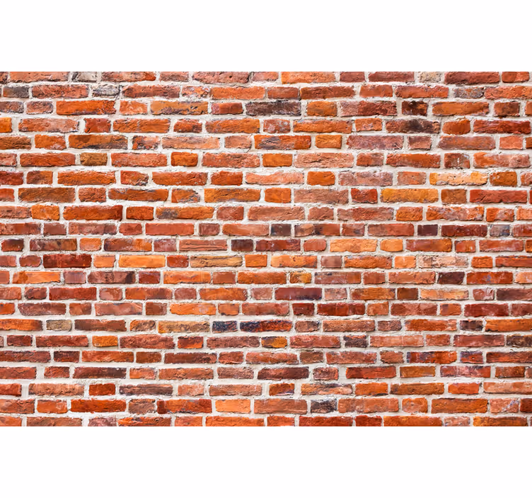 Fotobehang bakstenen rustiek baksteenpatroon - TenStickers
